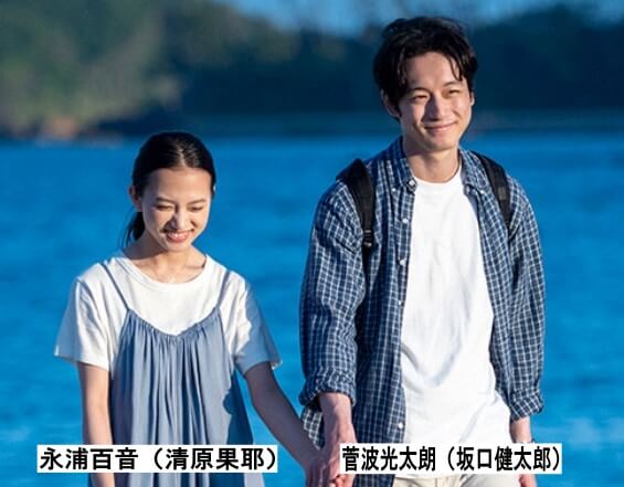 「おかえりモネ」永浦百音（清原果耶）／菅波光太朗（坂口健太郎）の画像