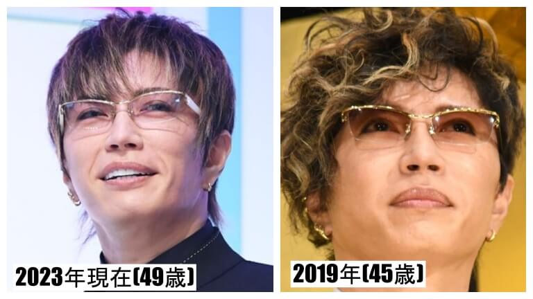 2019年(45歳)のGACKTと現在を比較した画像