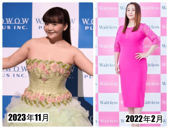 華原朋美の2023最新画像と同じ体型だった2022年2月の画像