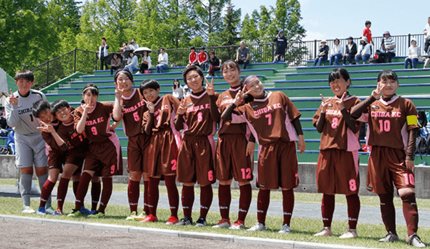 樹映瑠が所属していた千葉学園女子サッカー部の画像
