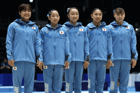 パリ五輪体操女子日本代表メンバーの画像